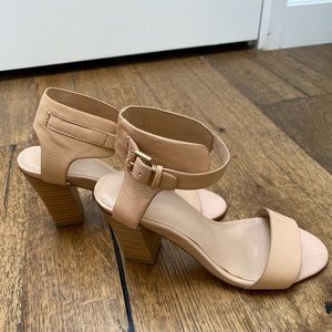 Mango Nude Heel Sandal